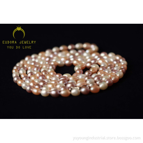 Fashion Female Beautiful Freshwater Pearl Necklace (XL0801)